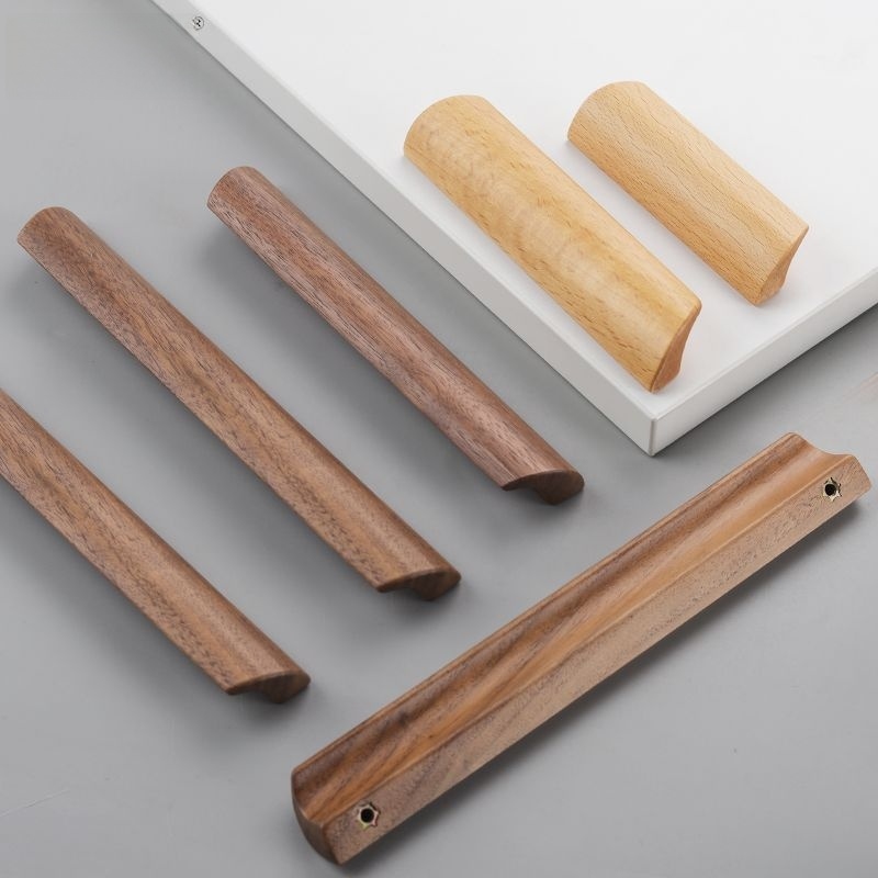 Zen Woodworking - Minimalistische Zen-stijl massief houten grepen, handgemaakt