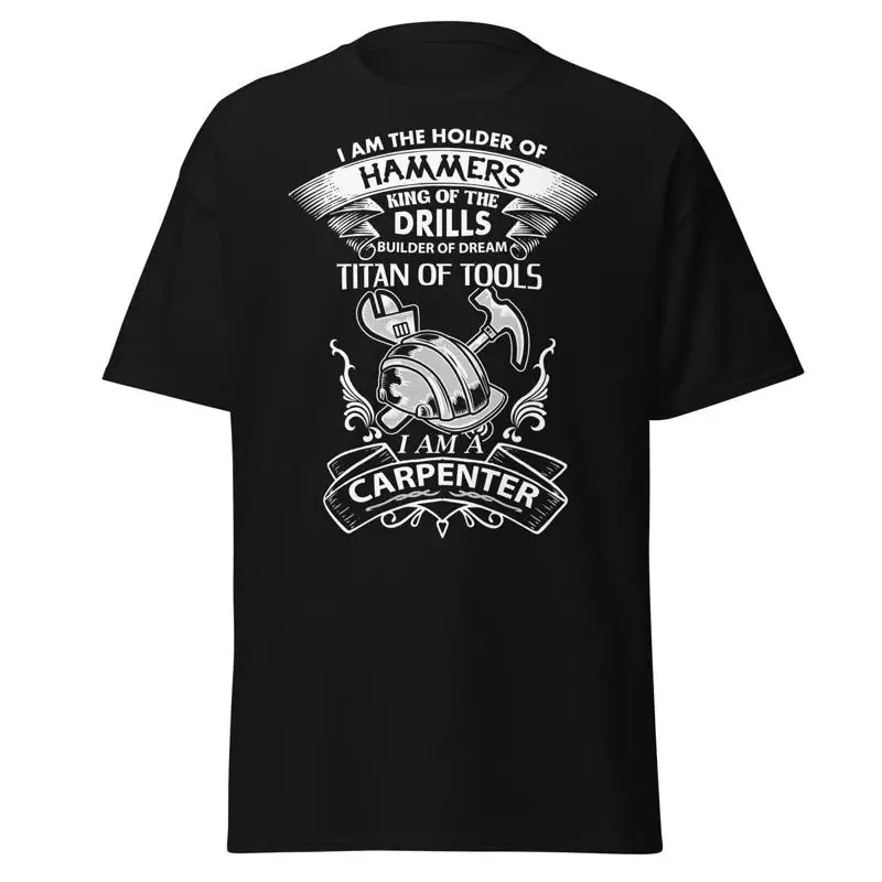 Woodworking Man - Timmerman Heren T-Shirt Ik Ben Een