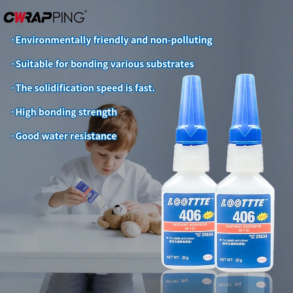 20ml Loottte Rubber Metaal Hou - Woodworking Quick Glue recensie en prijs