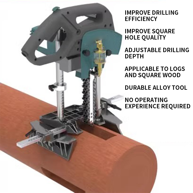 Draagbare vierkante gatmachine - Wood Woodworking recensie en prijs