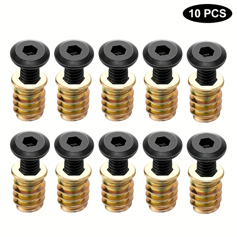 10PCS Moer Schroefdraad Insert - Woodworking Basic Tools recensie en prijs